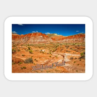 Toadstool Trail at Grand Staircase-Escalante National Monument Sticker